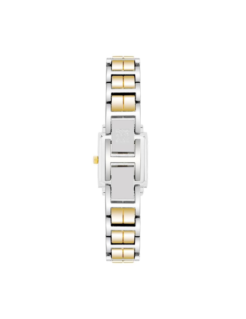 Les métaux Anne Klein Square Case Two-Tone Bracelet Watch   | JWG-4466296